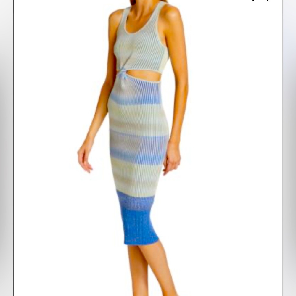 JONATHAN SIMKHAI
Colleen Waist Cut Out Midi Dress